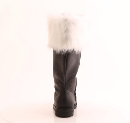 【FUNTASMA】SANTA-106WC シューズ Blk Pu-Wht Faux Fur【取寄】