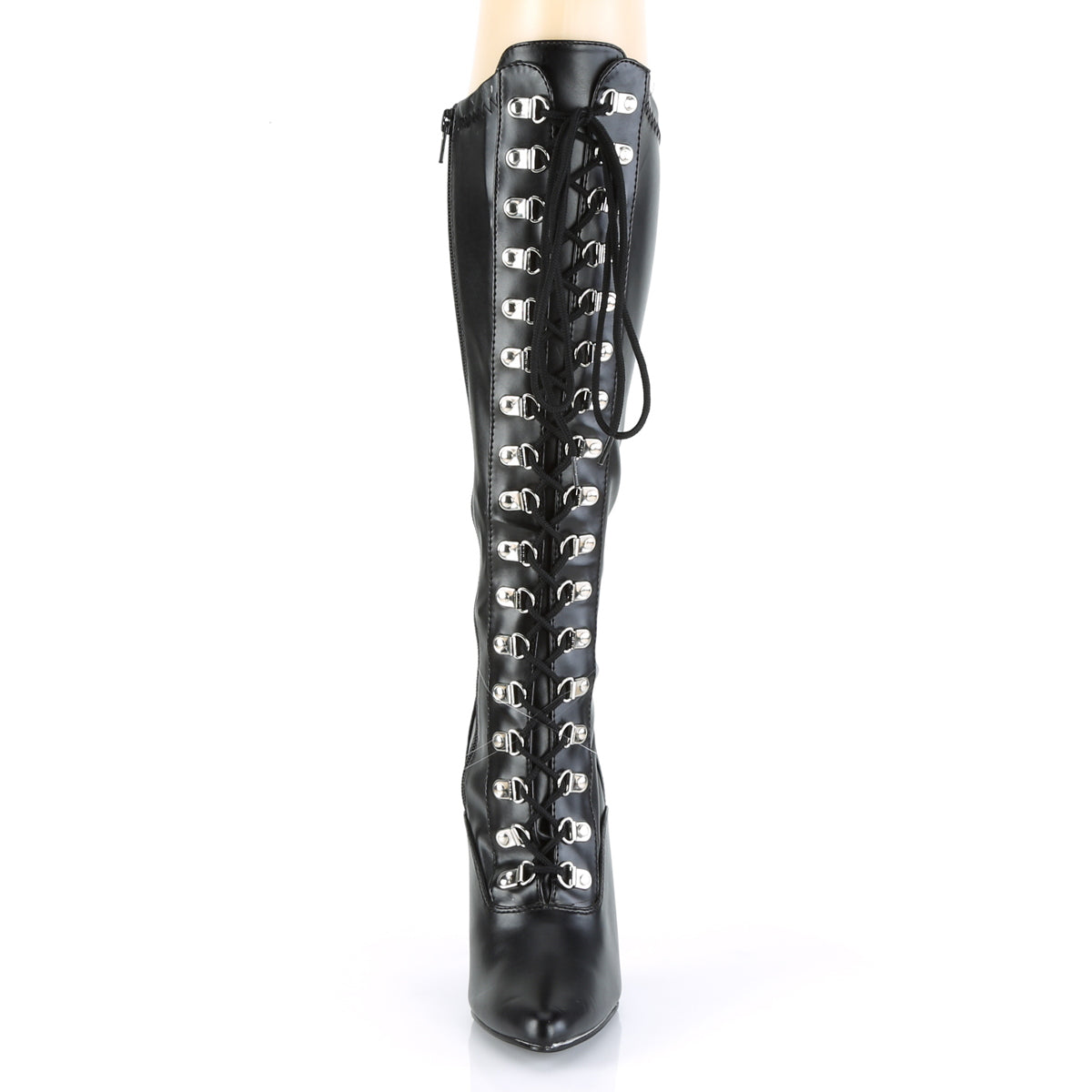 【PLEASER】SEDUCE-2024 シングルソールシューズ Blk Str Faux Leather【取寄】