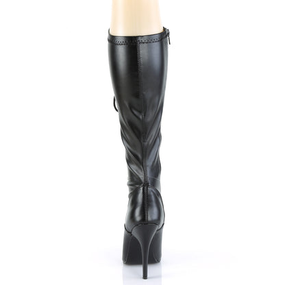 【PLEASER】SEDUCE-2024 シングルソールシューズ Blk Str Faux Leather【取寄】
