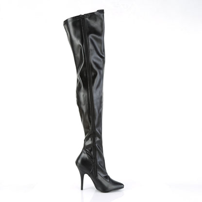 【PLEASER】SEDUCE-3000 シングルソールシューズ Blk Str Faux Leather【取寄】