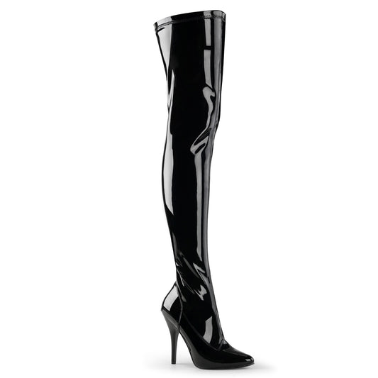 【PLEASER】SEDUCE-3000 シングルソールシューズ Blk Str Pat【取寄】