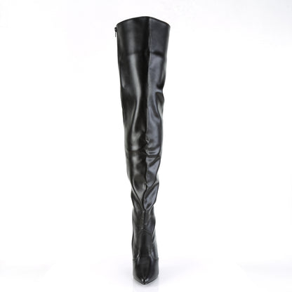 【PLEASER】SEDUCE-3010 シングルソールシューズ Blk Faux Leather【取寄】
