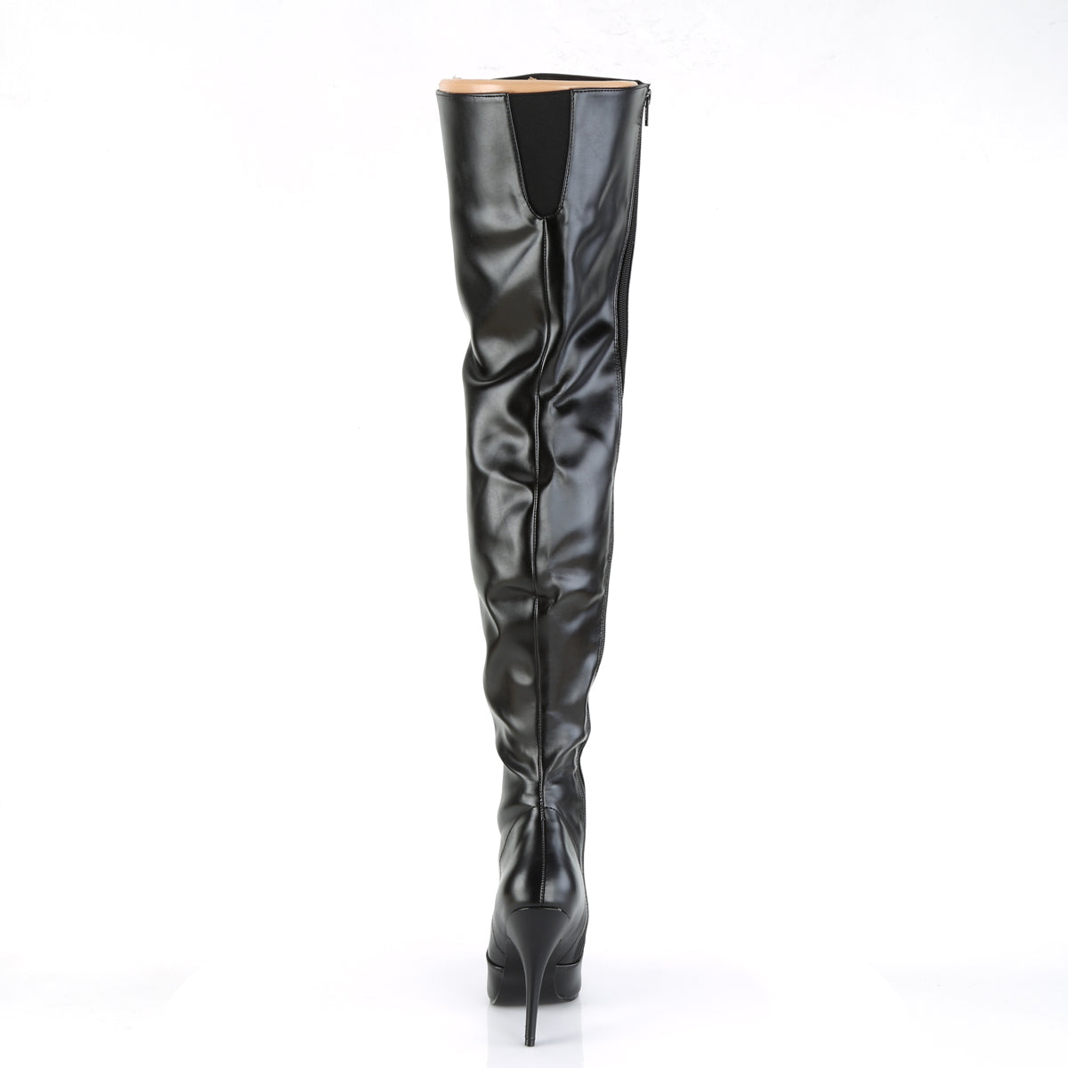 【PLEASER】SEDUCE-3010 シングルソールシューズ Blk Faux Leather【取寄】