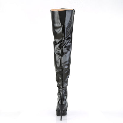 【PLEASER】SEDUCE-3010 シングルソールシューズ Blk Faux Leather【取寄】