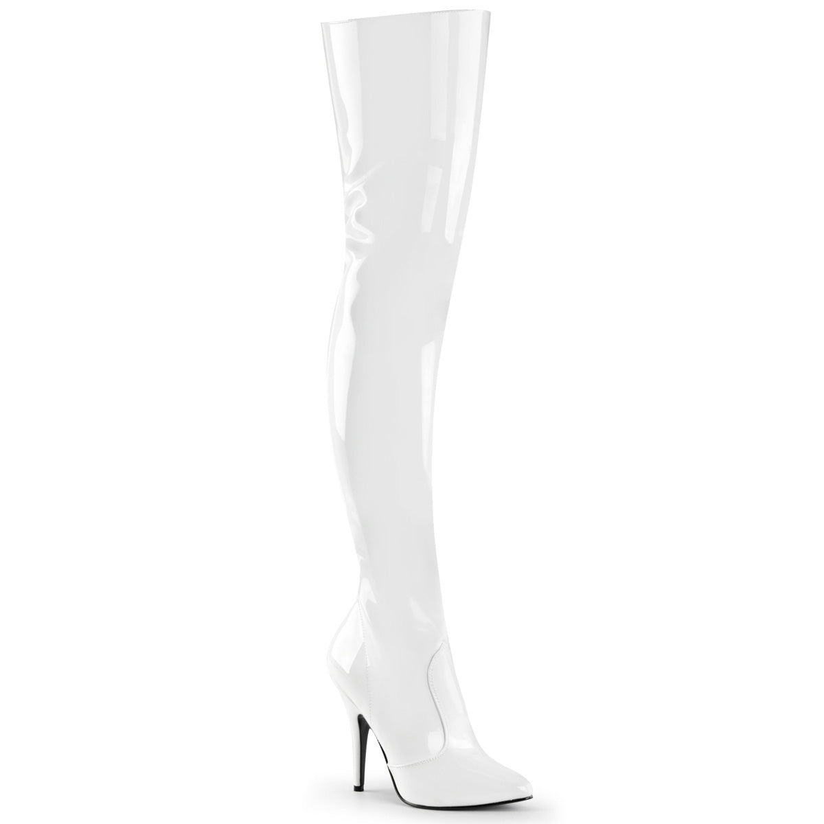 【PLEASER】SEDUCE-3010 シングルソールシューズ Wht Pat【取寄】