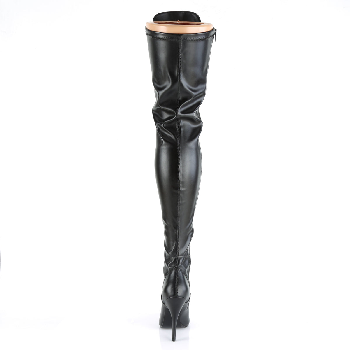 【PLEASER】SEDUCE-3024 シングルソールシューズ Blk Str Faux Leather【取寄】