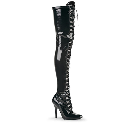【PLEASER】SEDUCE-3024 シングルソールシューズ Blk Str Pat【取寄】