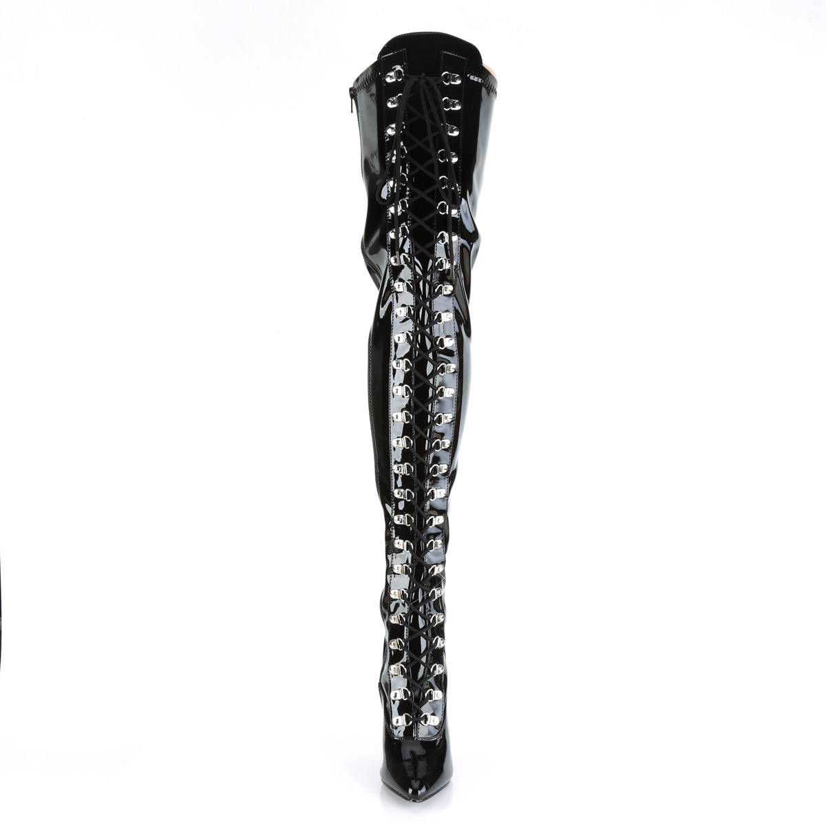 【PLEASER】SEDUCE-3024 シングルソールシューズ Blk Str Pat【取寄】