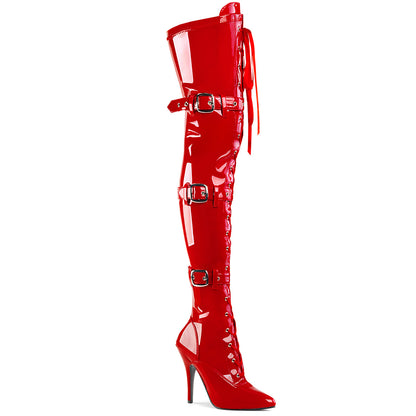 【PLEASER】SEDUCE-3028 シングルソールシューズ Red Str Pat【取寄】