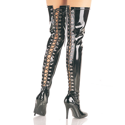 【PLEASER】SEDUCE-3063 シングルソールシューズ Blk Str Pat【取寄】