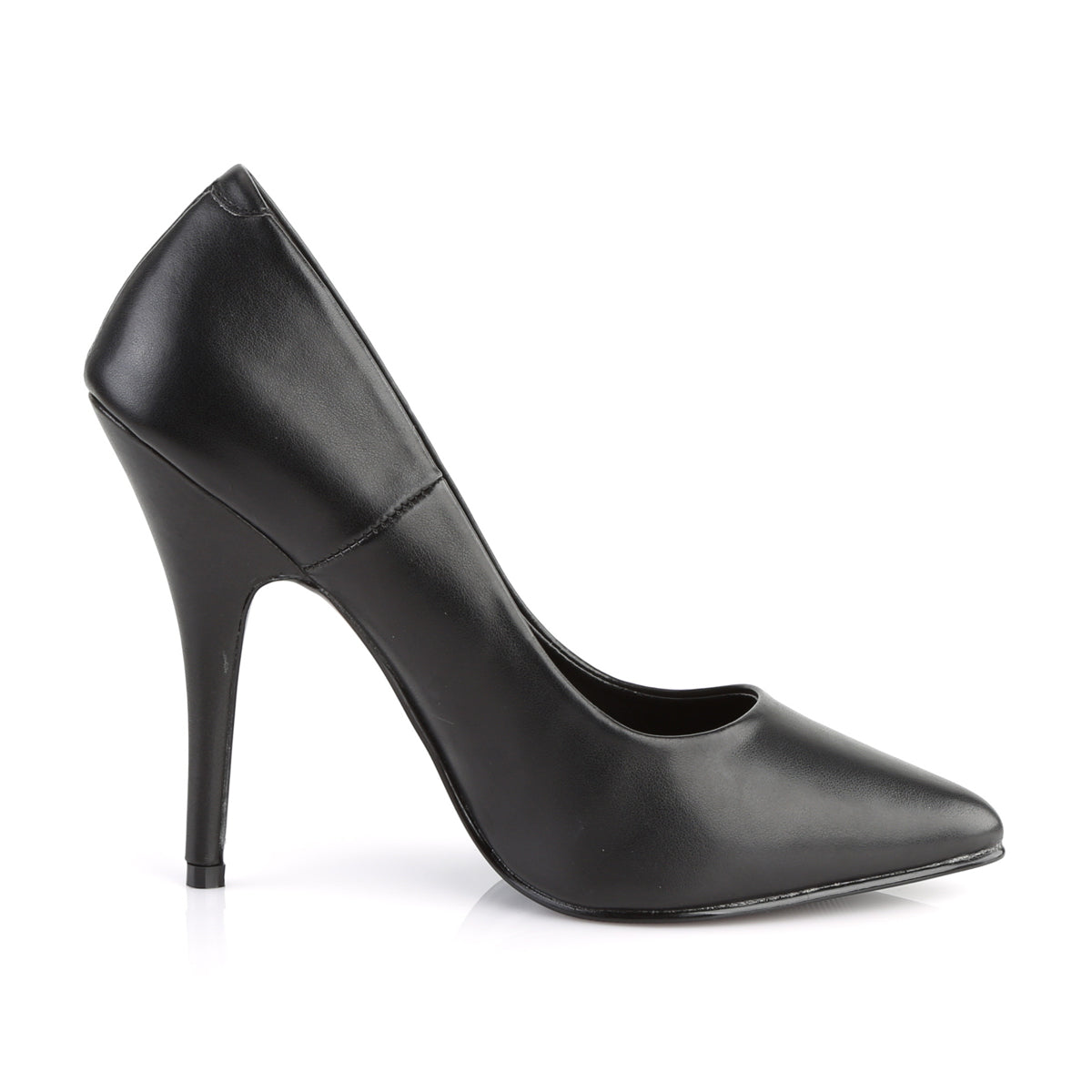 【PLEASER】SEDUCE-420 シングルソールシューズ Blk Faux Leather【取寄】
