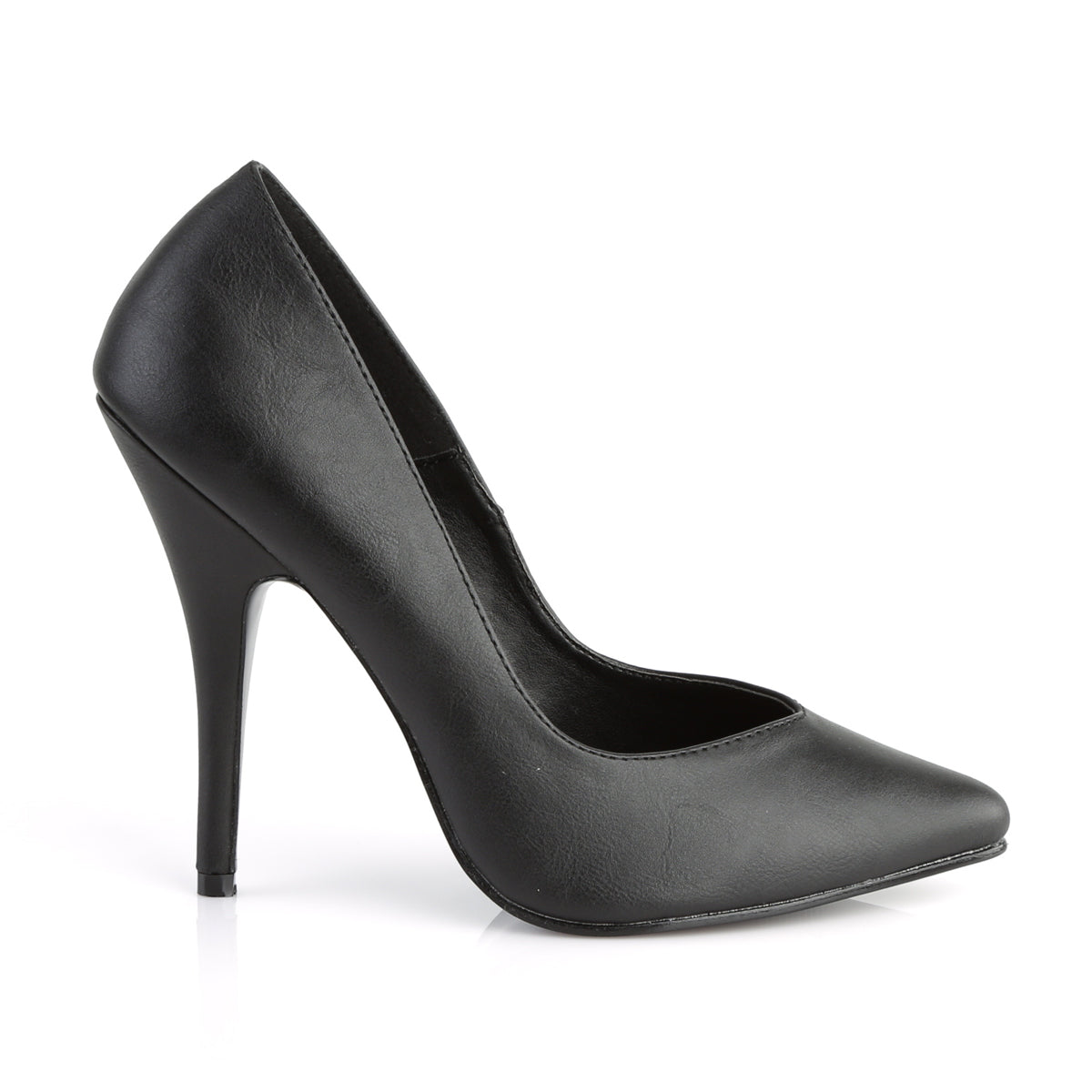 【PLEASER】SEDUCE-420V シングルソールシューズ Blk Faux Leather【取寄】