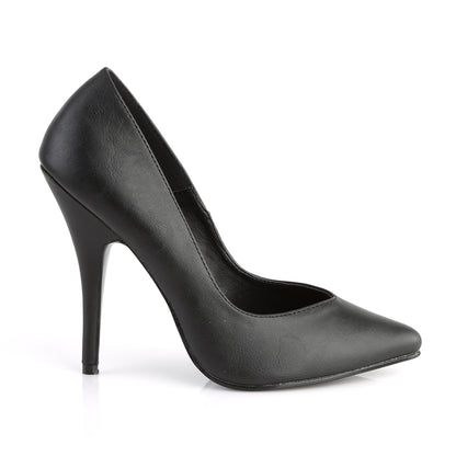 【PLEASER】SEDUCE-420V シングルソールシューズ Blk Faux Leather【取寄】