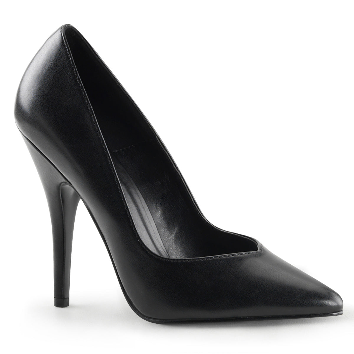 【PLEASER】SEDUCE-420V シングルソールシューズ Blk Faux Leather【取寄】