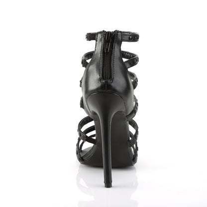【PLEASER】SEXY-15 シングルソールシューズ Blk Faux Leather【取寄】