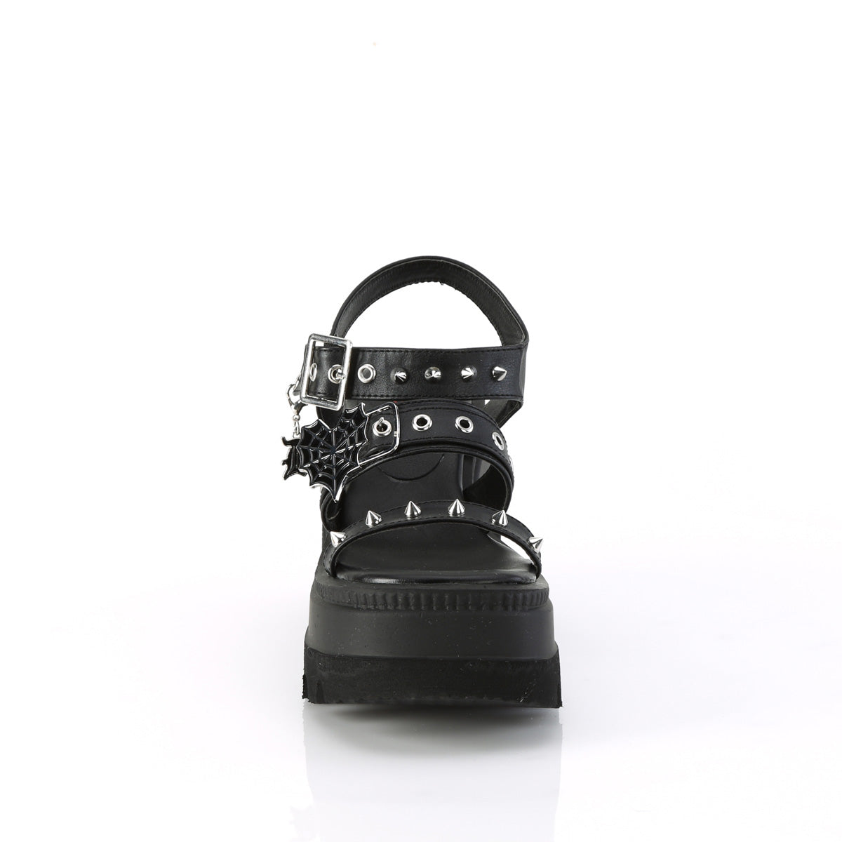 【DEMONIA】SHAKER-13 厚底サンダル Blk Vegan Leather【取寄】