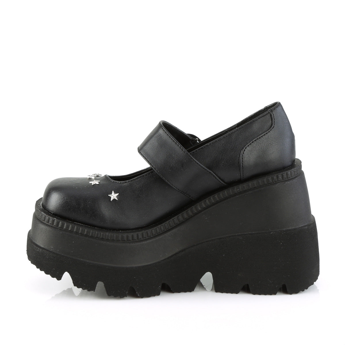 【DEMONIA】SHAKER-23 ヒール Blk Vegan Leather【取寄】