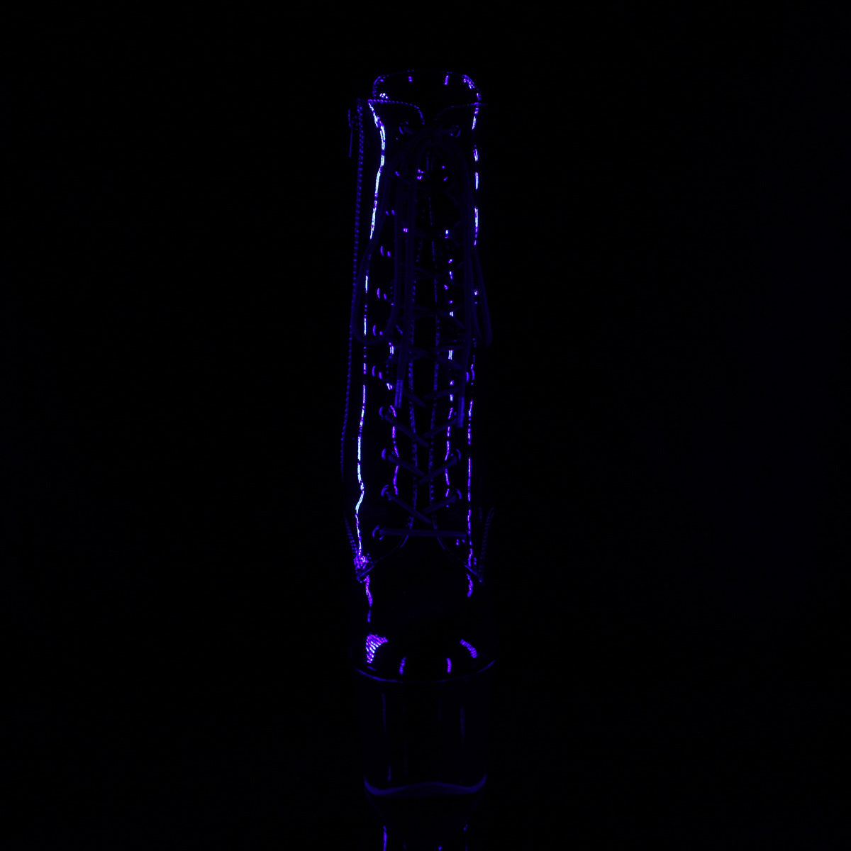 【PLEASER】SKY-1020TT シューズ Blk Pat/Blk-Neon H. Pink【取寄】