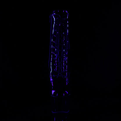 【PLEASER】SKY-1020TT シューズ Blk Pat/Blk-Neon H. Pink【取寄】