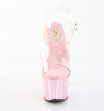 【PLEASER】SKY-308CHRS シューズ Clr/B. Pink Chrome-AB RS【取寄】