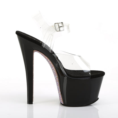 【PLEASER】SKY-308CRS シューズ Clr/Blk-Champagne AB RSTN【取寄】