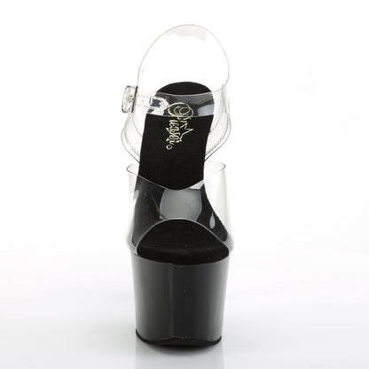 【PLEASER】SKY-308CRS シューズ Clr/Blk-Slv AB RSTN【取寄】