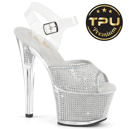 【PLEASER】SKY-308PREM-RSNT シューズ Clr TPU-Slv RS/Slv SRS【取寄】
