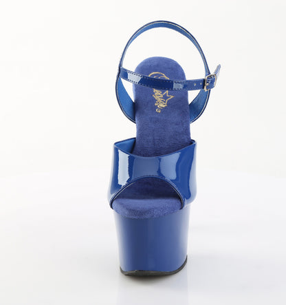 【PLEASER】SKY-309 プラットフォームシューズ Royal Blue Pat/Royal Blue【取寄】