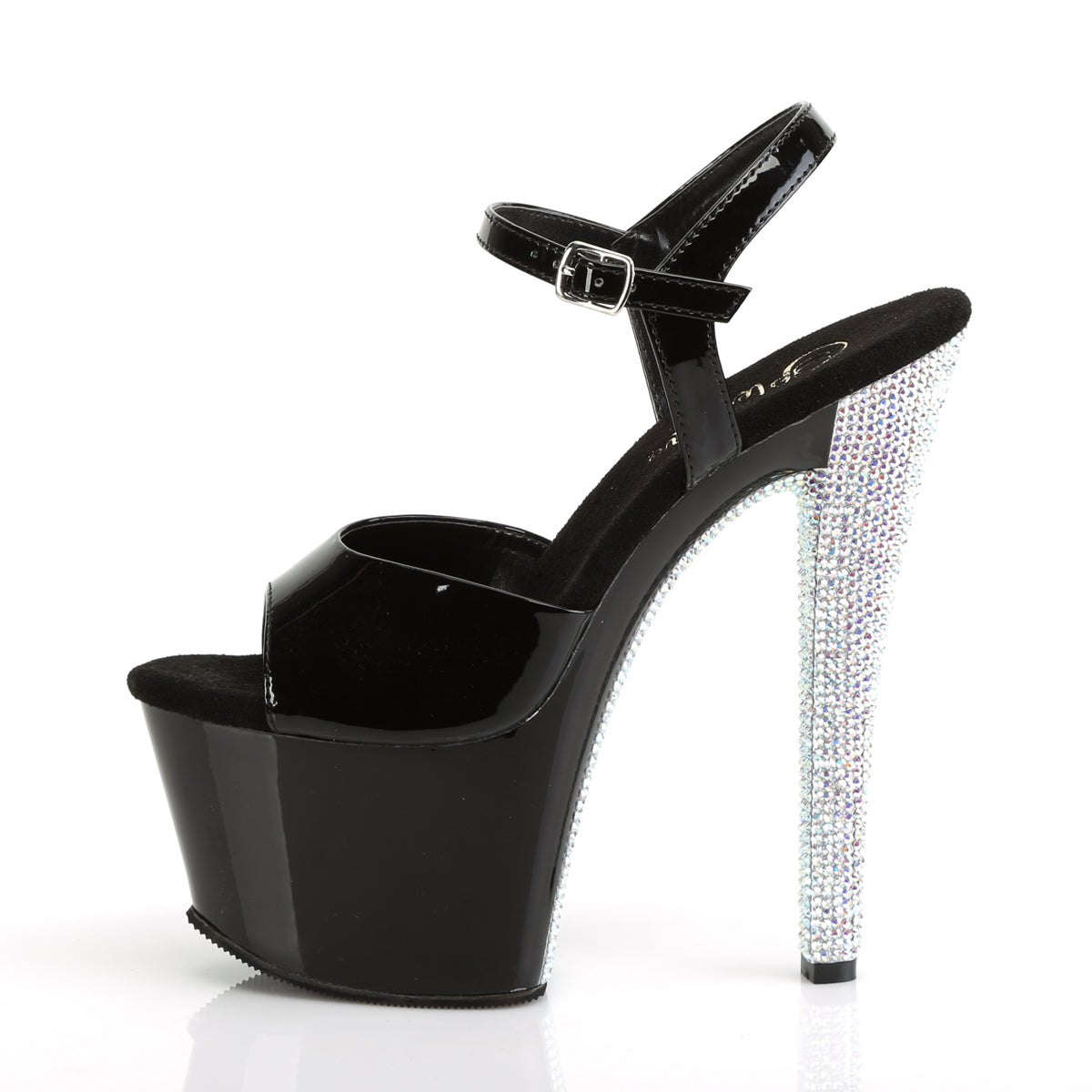 【PLEASER】SKY-309CHRS シューズ Blk/Blk-Slv AB RSTN【取寄】
