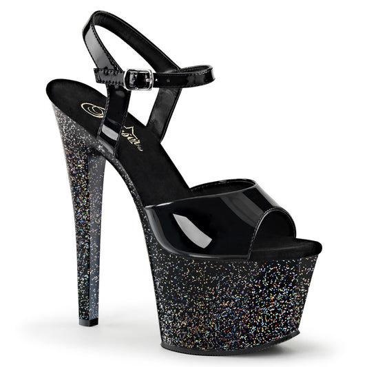 【PLEASER】SKY-309MG プラットフォームシューズ Blk/Blk【取寄】