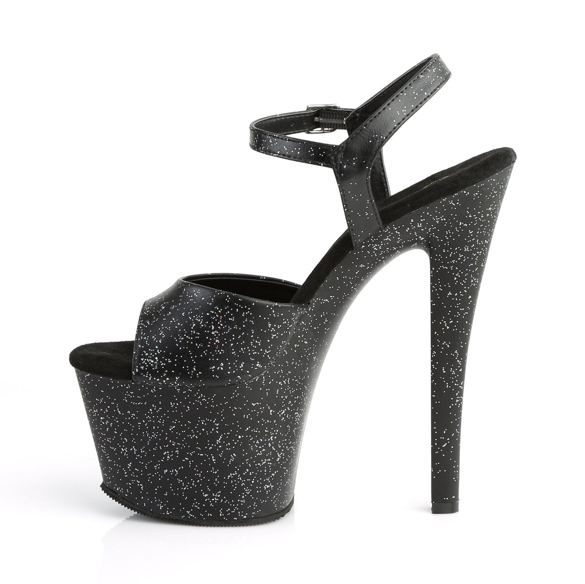 【PLEASER】SKY-309MMG シューズ Blk Faux Leather/Blk Matte【取寄】