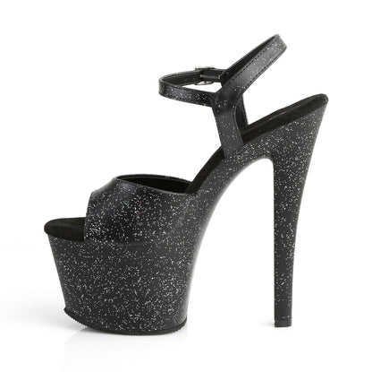 【PLEASER】SKY-309MMG シューズ Blk Faux Leather/Blk Matte【取寄】
