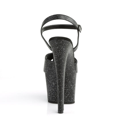 【PLEASER】SKY-309MMG シューズ Blk Faux Leather/Blk Matte【取寄】