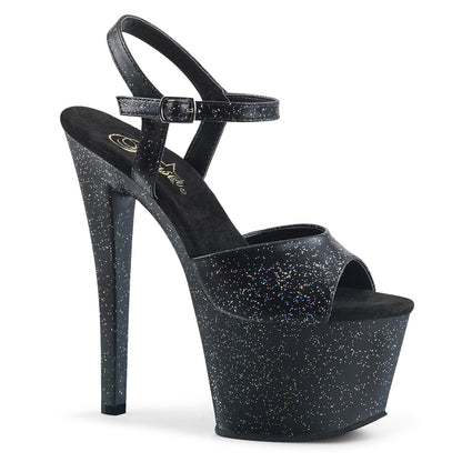 【PLEASER】SKY-309MMG シューズ Blk Faux Leather/Blk Matte【取寄】