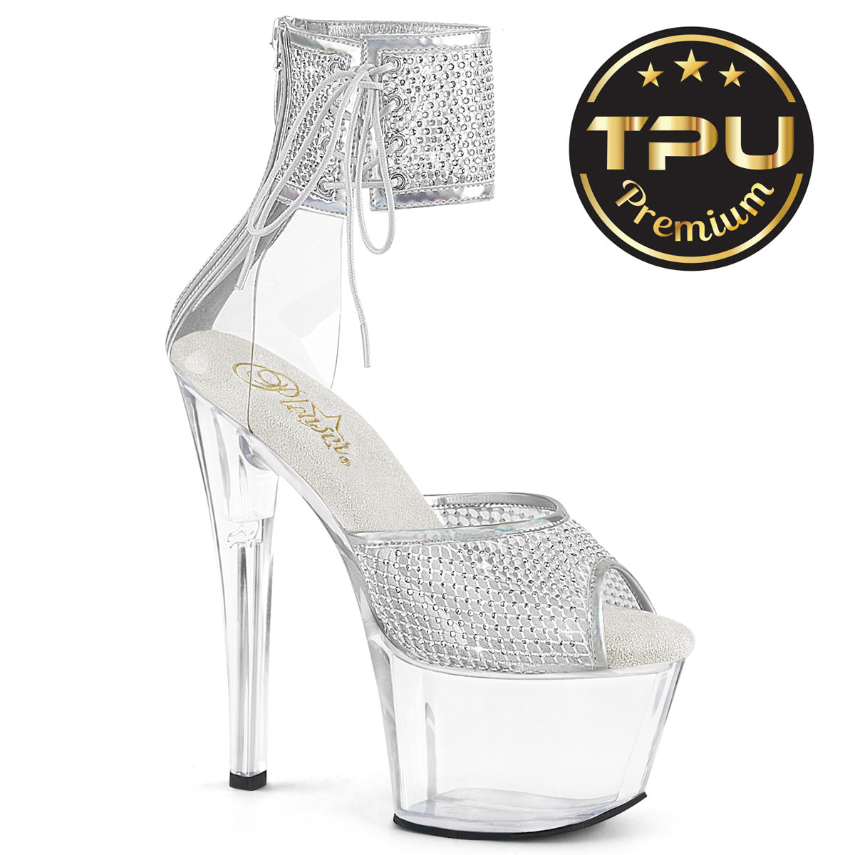 【PLEASER】SKY-324PREM-RSNT シューズ Clr TPU-Slv RS/Clr【取寄】