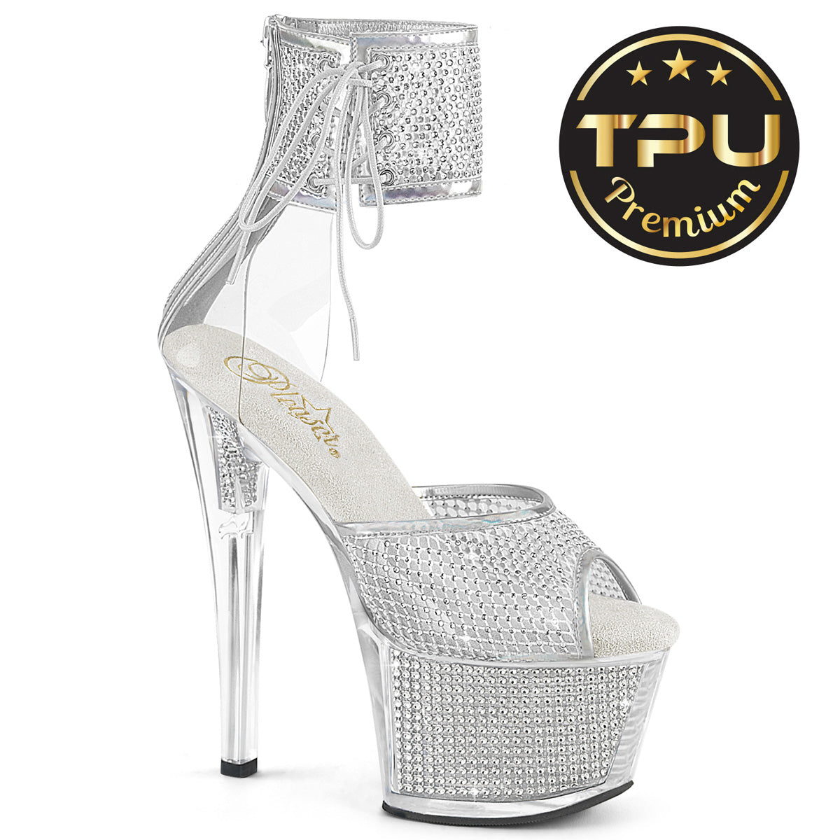 【PLEASER】SKY-324PREM-RSNT シューズ Clr TPU-Slv RS/Slv SRS【取寄】