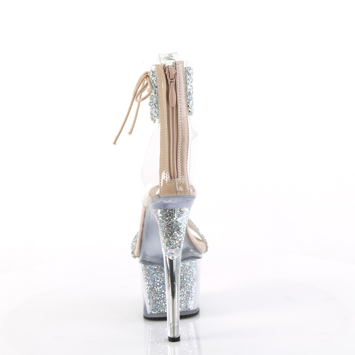 【PLEASER】SKY-327RSI シューズ Slv Multi RS-Nude/Slv RS【取寄】