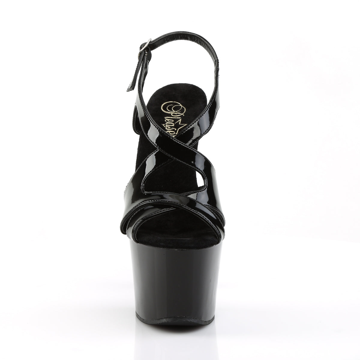 【PLEASER】SKY-330 シューズ Blk Pat/Blk【取寄】