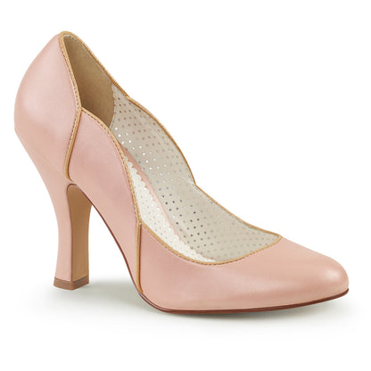 【PIN UP COUTURE】SMITTEN-04 シングルソールシューズ B. Pink Faux Leather【取寄】