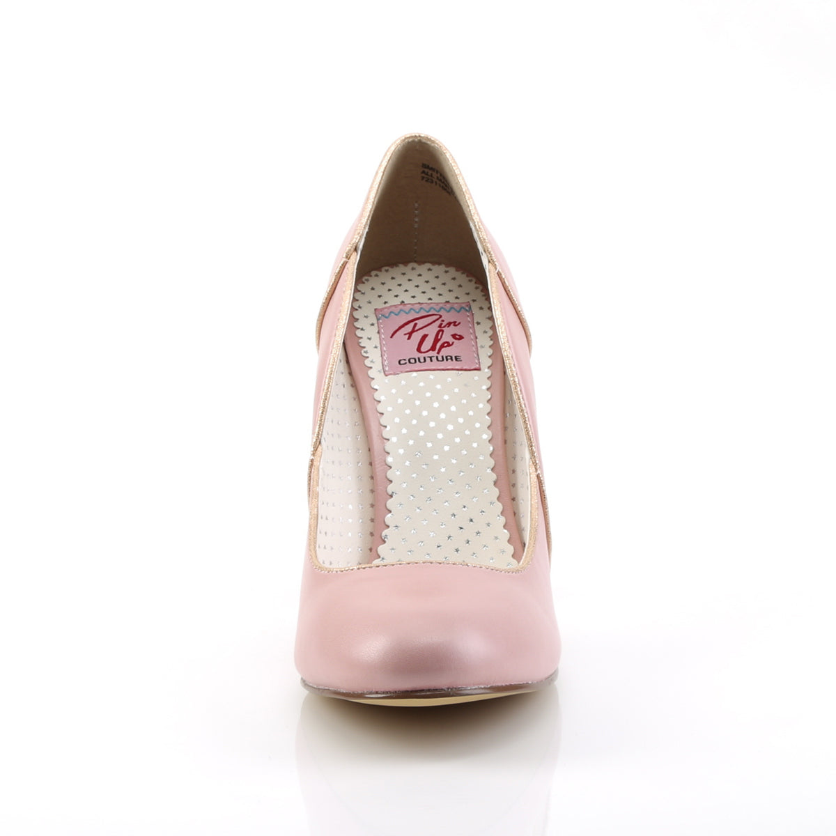 【PIN UP COUTURE】SMITTEN-04 シングルソールシューズ B. Pink Faux Leather【取寄】