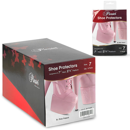 【PLEASER】SP-7H-BP シューズ PLEASER Shoe Protectors for 7" Heels【取寄】