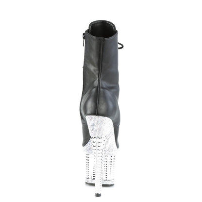 【PLEASER】SPECTATOR-1021RS シューズ Blk Faux Leather/Slv RS-Chrome【取寄】