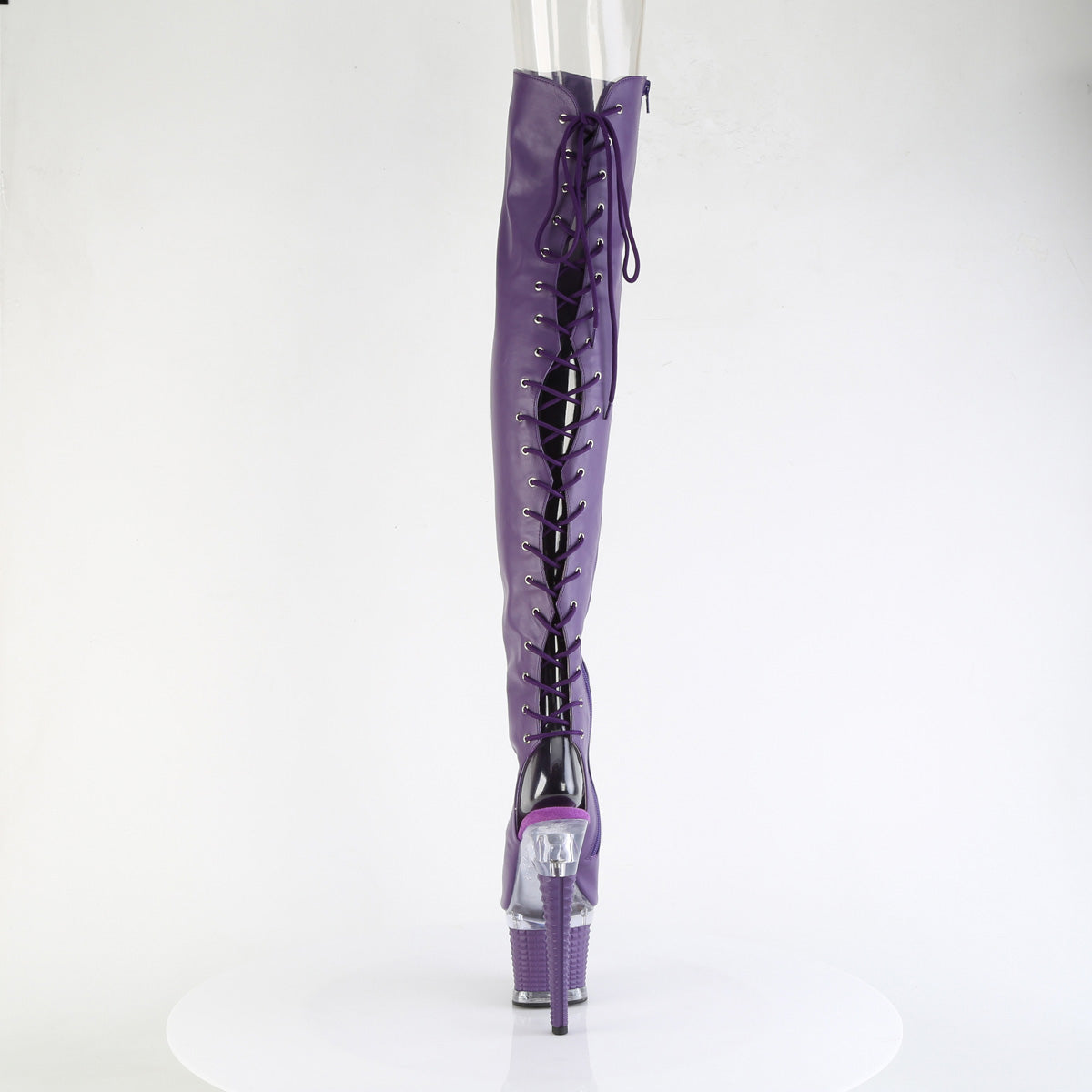 【PLEASER】SPECTATOR-3030 シューズ Purple Faux Leather/Clr-Purple Matt【取寄】