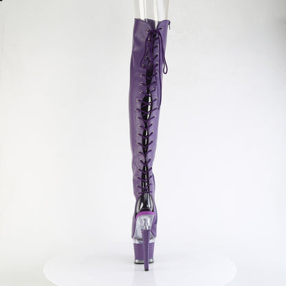 【PLEASER】SPECTATOR-3030 シューズ Purple Faux Leather/Clr-Purple Matt【取寄】