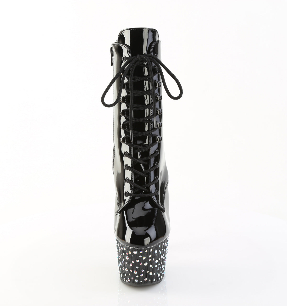 【PLEASER】STARDANCE-1020 シューズ Blk Pat/Blk-Slv Multi RS【取寄】