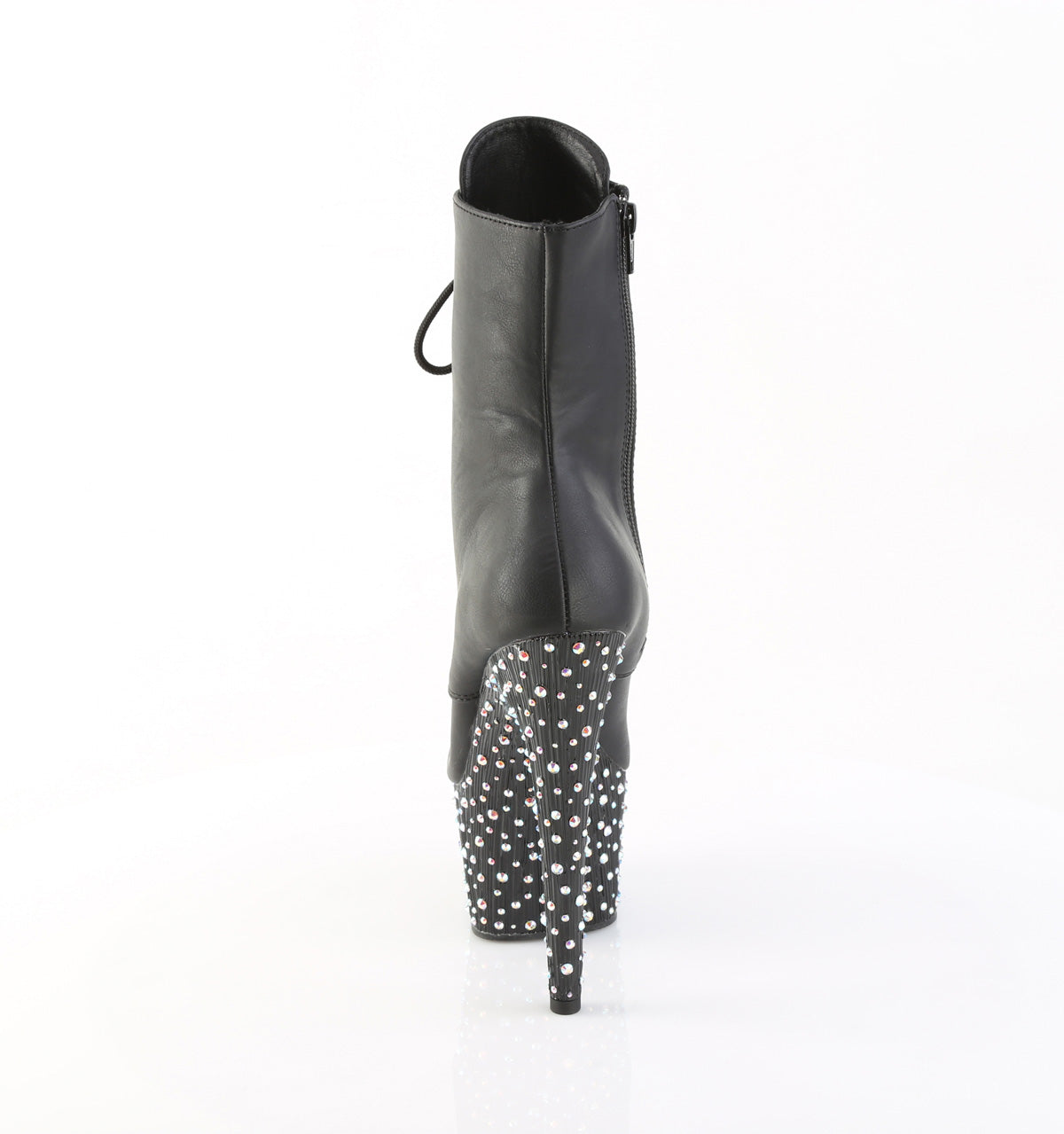 【PLEASER】STARDANCE-1020 シューズ Blk Faux Leather/Blk-Slv Multi RS【取寄】