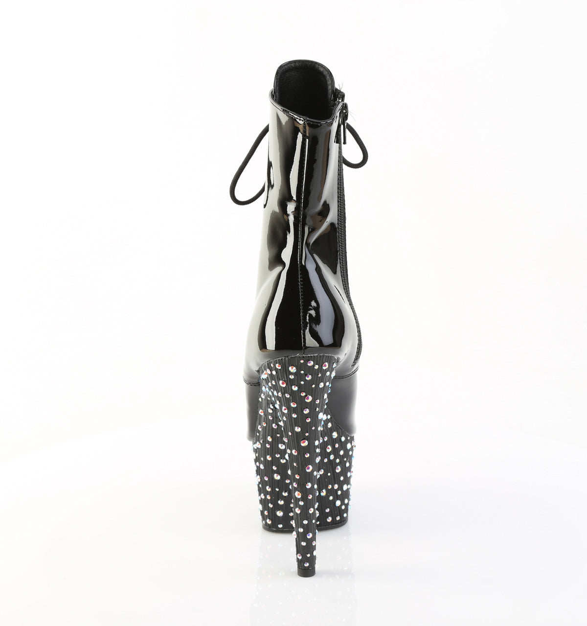 【PLEASER】STARDANCE-1021 シューズ Blk Pat/Blk-Slv Multi RS【取寄】