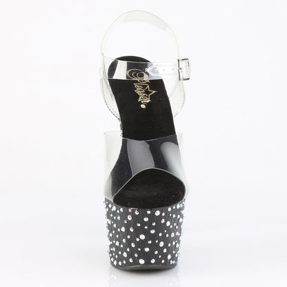 【PLEASER】STARDANCE-708 プラットフォームシューズ Clr/Blk-Slv Multi RS【取寄】
