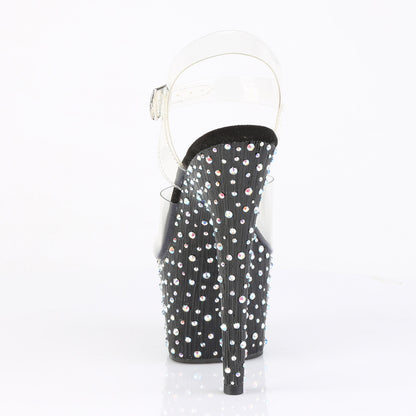 【PLEASER】STARDANCE-708 シューズ Clr/Blk-Slv Multi RS【取寄】