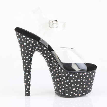 【PLEASER】STARDANCE-708 プラットフォームシューズ Clr/Blk-Slv Multi RS【取寄】